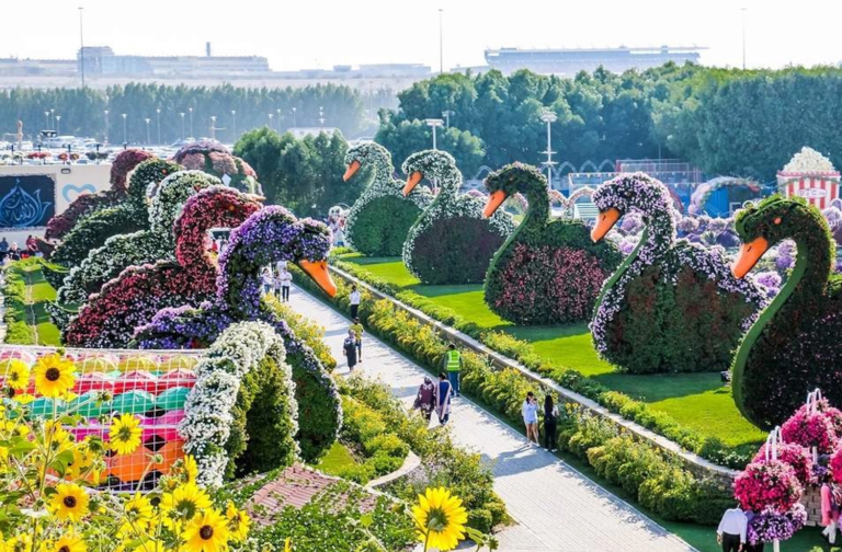 location_dubai miracle garden Gharbi Samana Lake Views