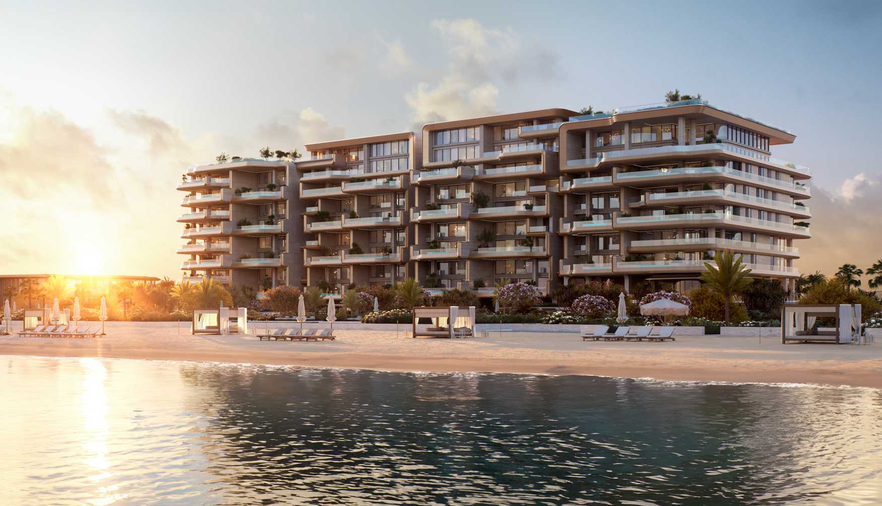 The Alba Residences Beach Side at Sunrise