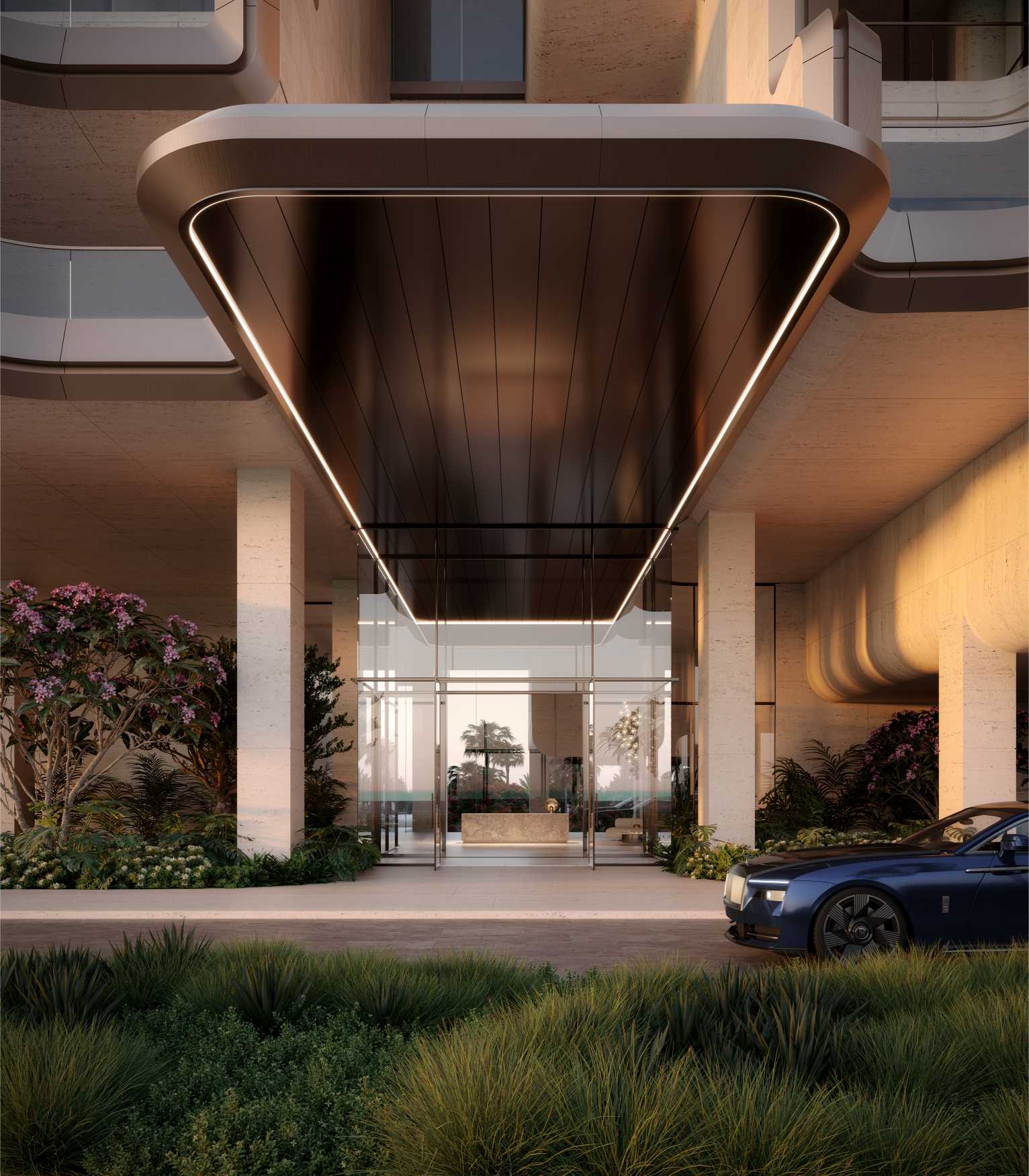 The Alba Residences Entrance