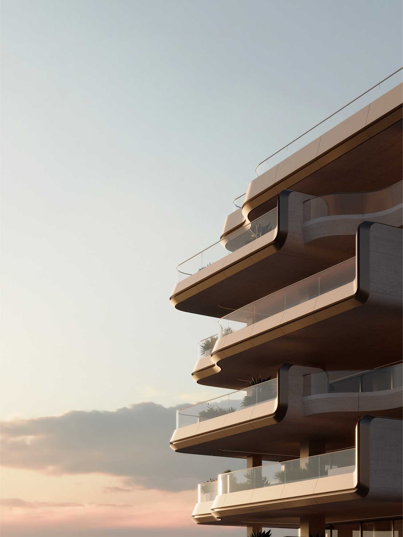 The Alba Residences Facade Vignette