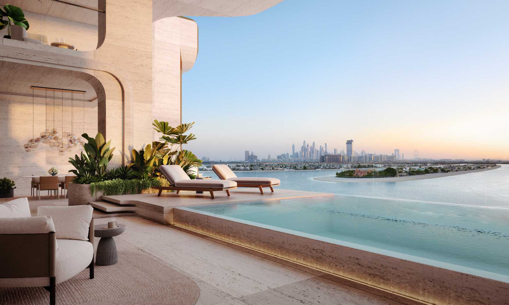 The Alba Residences Interior Terrace