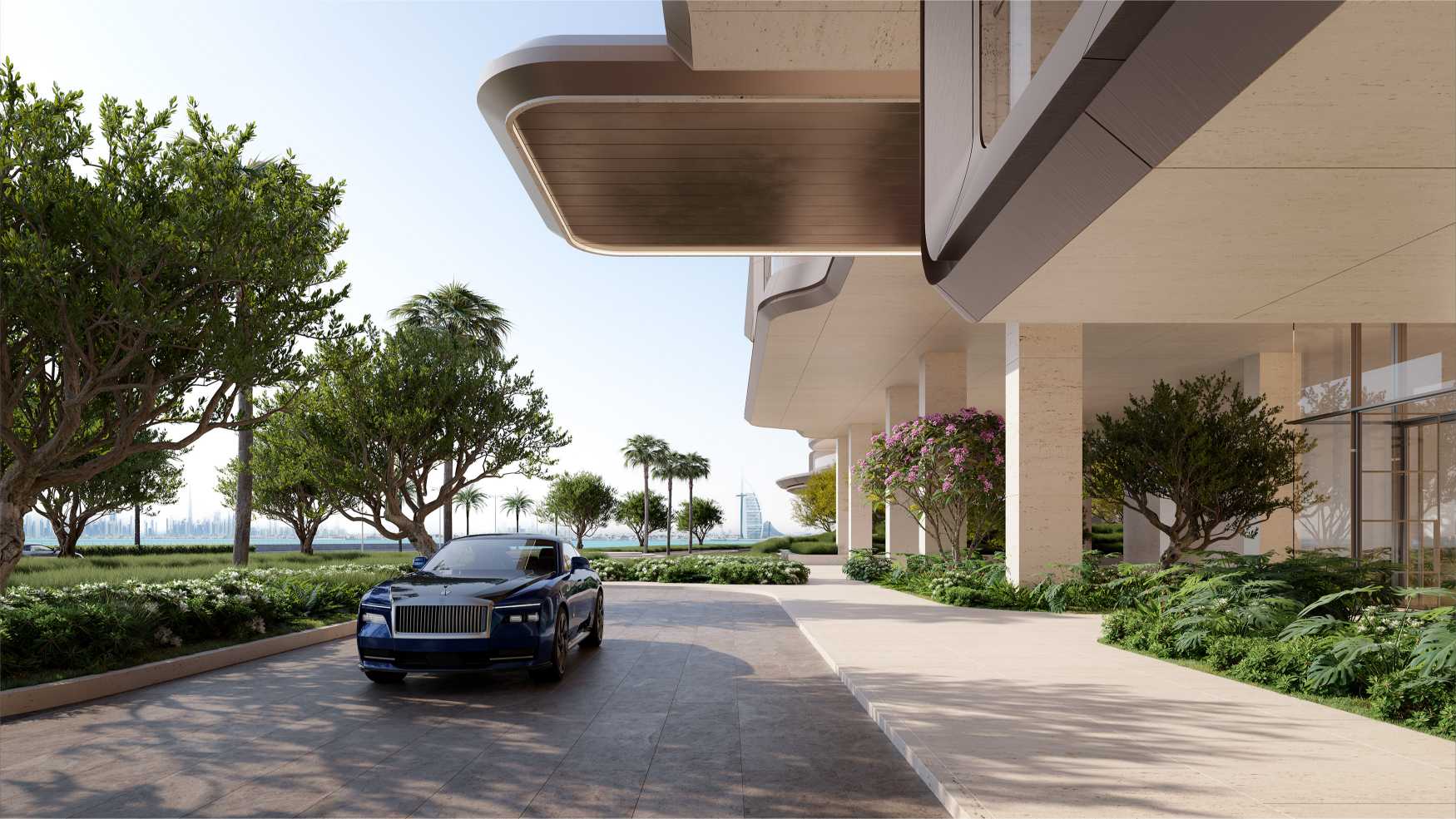 The Alba Residences Residential Entrance