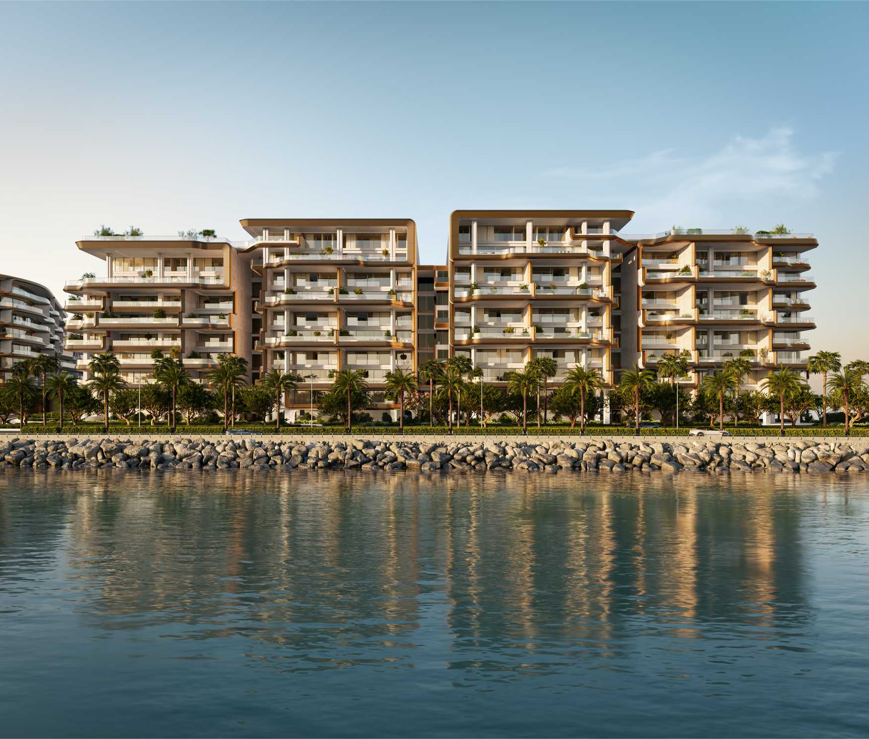 The Alba Residences Road Side View