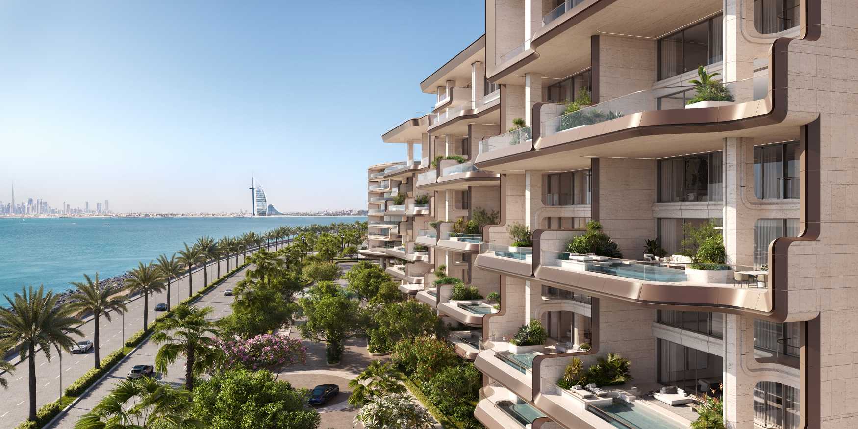 The Alba Residences Road Side