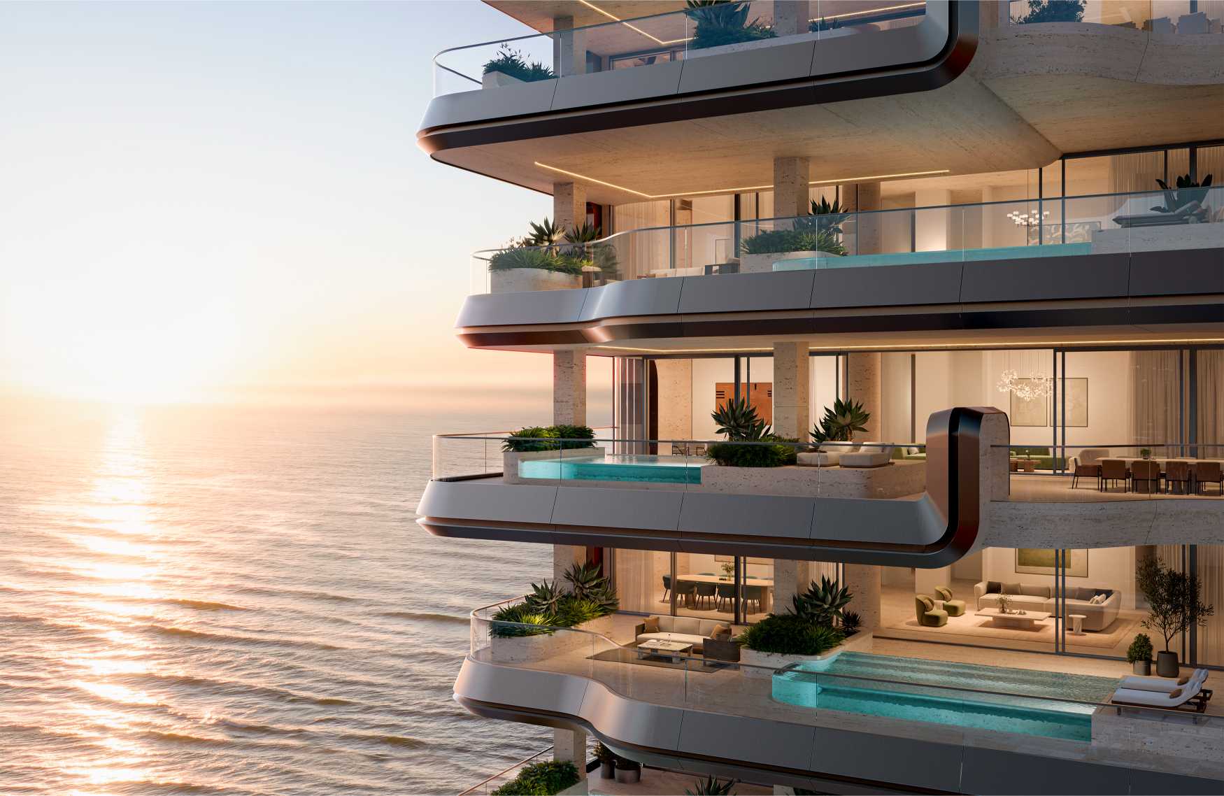 The Alba Residences Sunset Facade