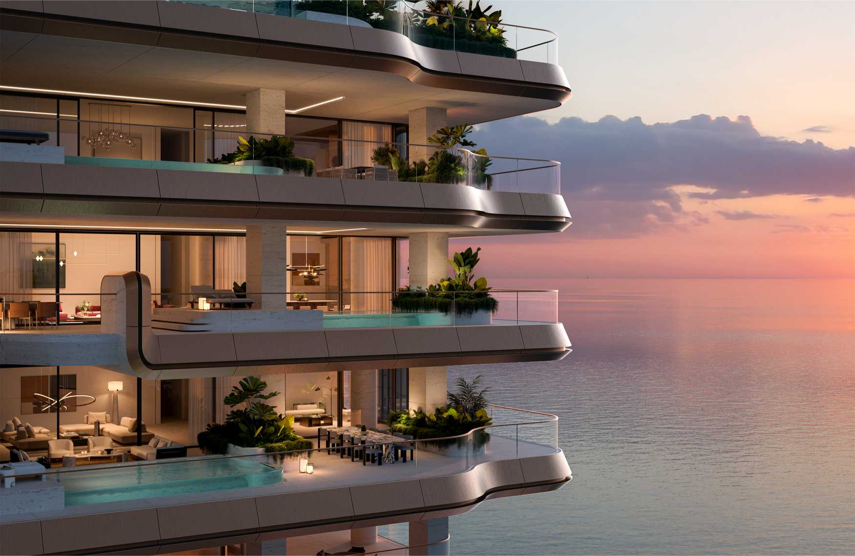 The Alba Residences Water Feature
