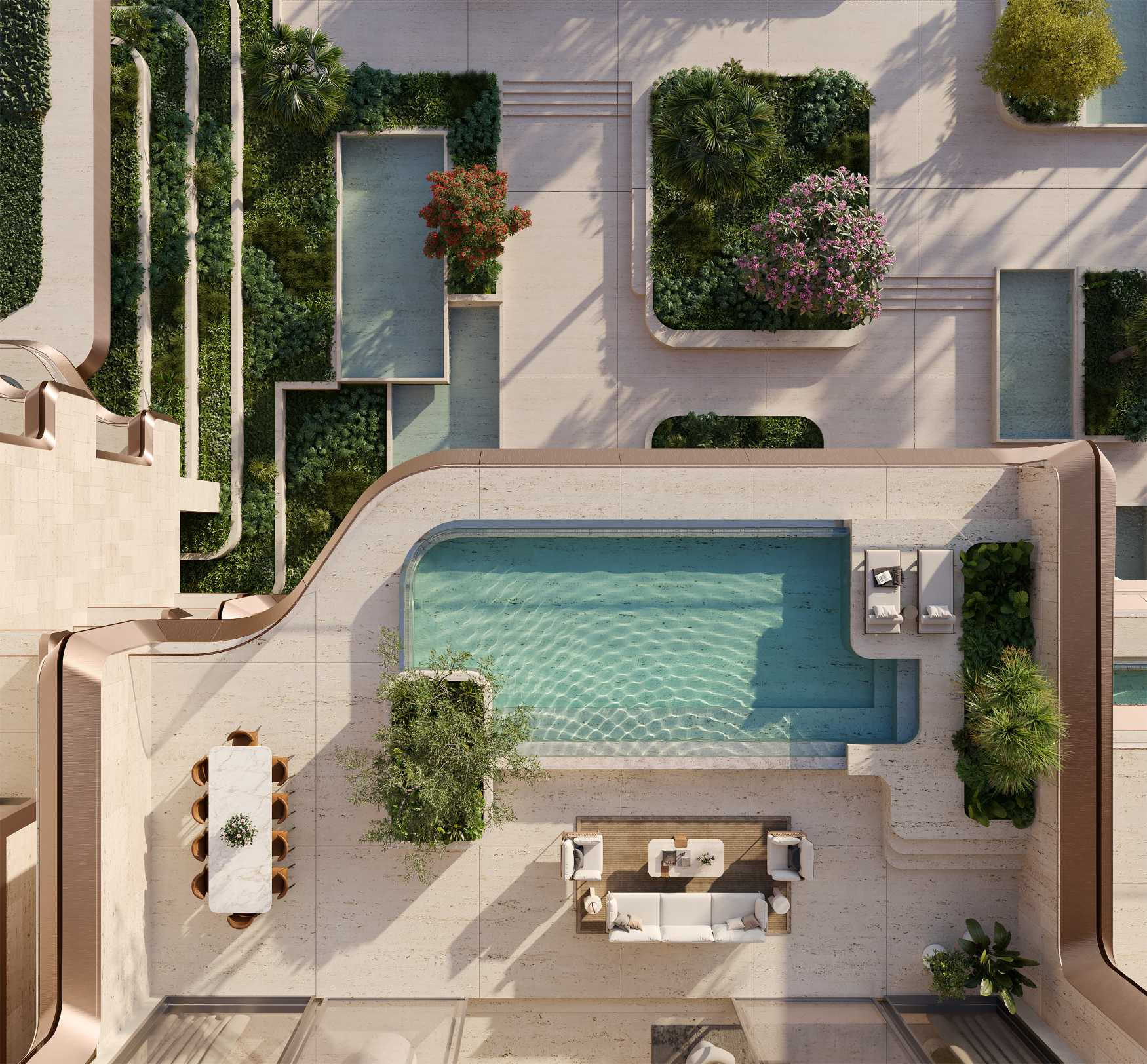 The Alba Residences Water Feature
