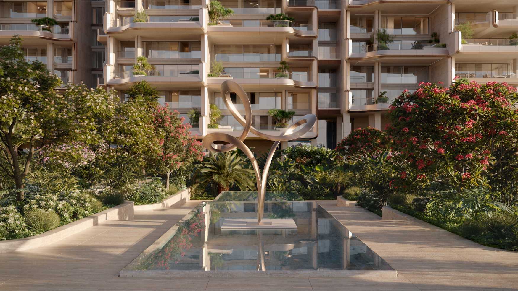 The Alba Residences Water Feature