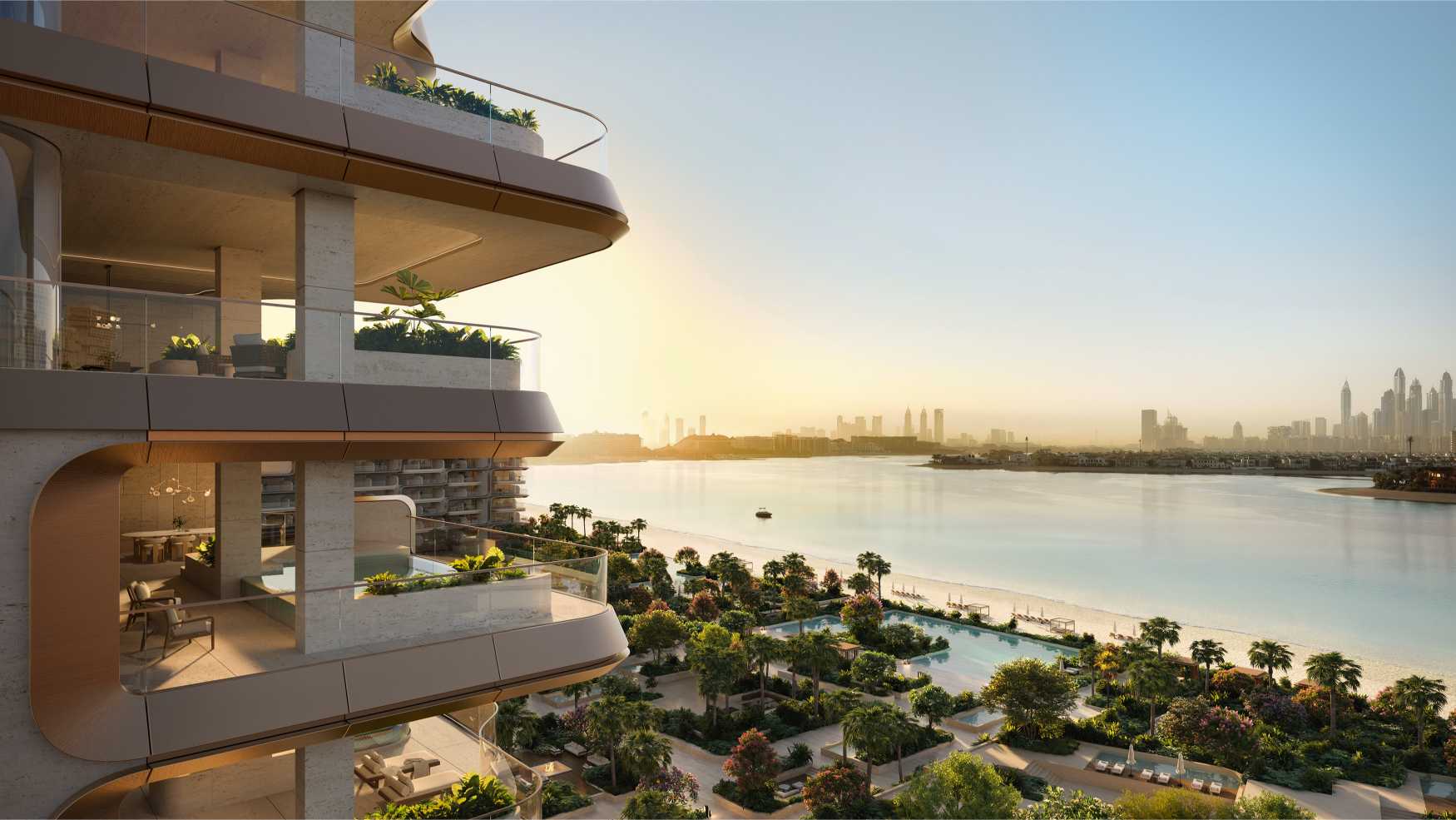 The Alba Residences beach Side Facade